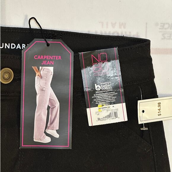 No Boundaries Carpenter Jeans – Women’s Size 1 – Black – NWT - Picture 4 of 6